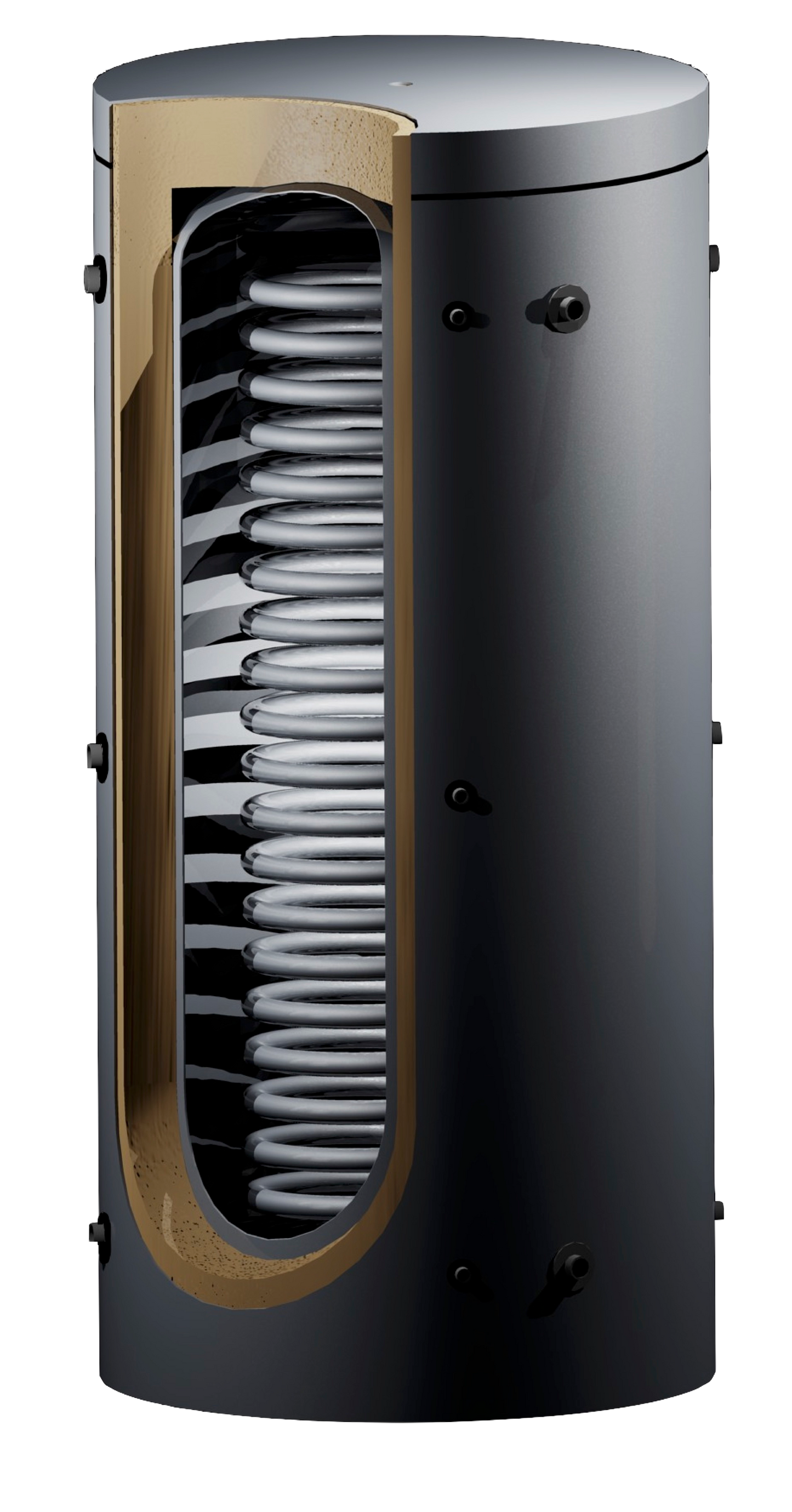 Hygienepufferspeicher PH 800 – 800 L mit 7,5 m² Edelstahl-Wellrohr & 100 mm Vliesisolierung Prinz Thermotechnik GmbH