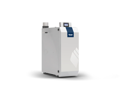 Scheitholzkessel HVG III 30 – 29 kW Lambda mit Zubehörpaket, Zugbegrenzer, Kesselsicherheitsgruppe & Kesselrücklaufanhebung NMT Heizsysteme