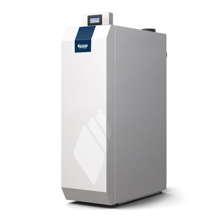 Scheitholzkessel XL HVG IV 30 – 29 kW Lambda mit Zubehörpaket, Zugbegrenzer, Kesselsicherheitsgruppe & Kesselrücklaufanhebung NMT Heizsysteme