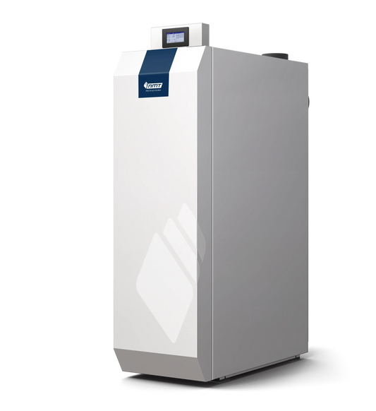 Scheitholzkessel XL HVG IV 30 – 29 kW Lambda mit Zubehörpaket, Zugbegrenzer, Kesselsicherheitsgruppe & Kesselrücklaufanhebung NMT Heizsysteme