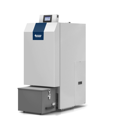Pelletkessel PKP Smart 15 – Vollautomatischer Pelletkessel mit Lambda & 32-kg Tagesbehälter | Komplettpaket mit Zubehör NMT Heizsysteme