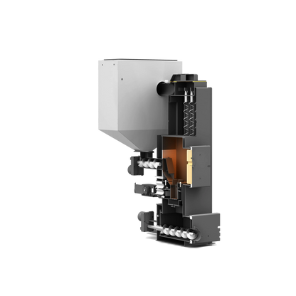 Pelletkessel PKP Smart 15 – Vollautomatischer Pelletkessel mit Lambda & 32-kg Tagesbehälter | Komplettpaket mit Zubehör NMT Heizsysteme