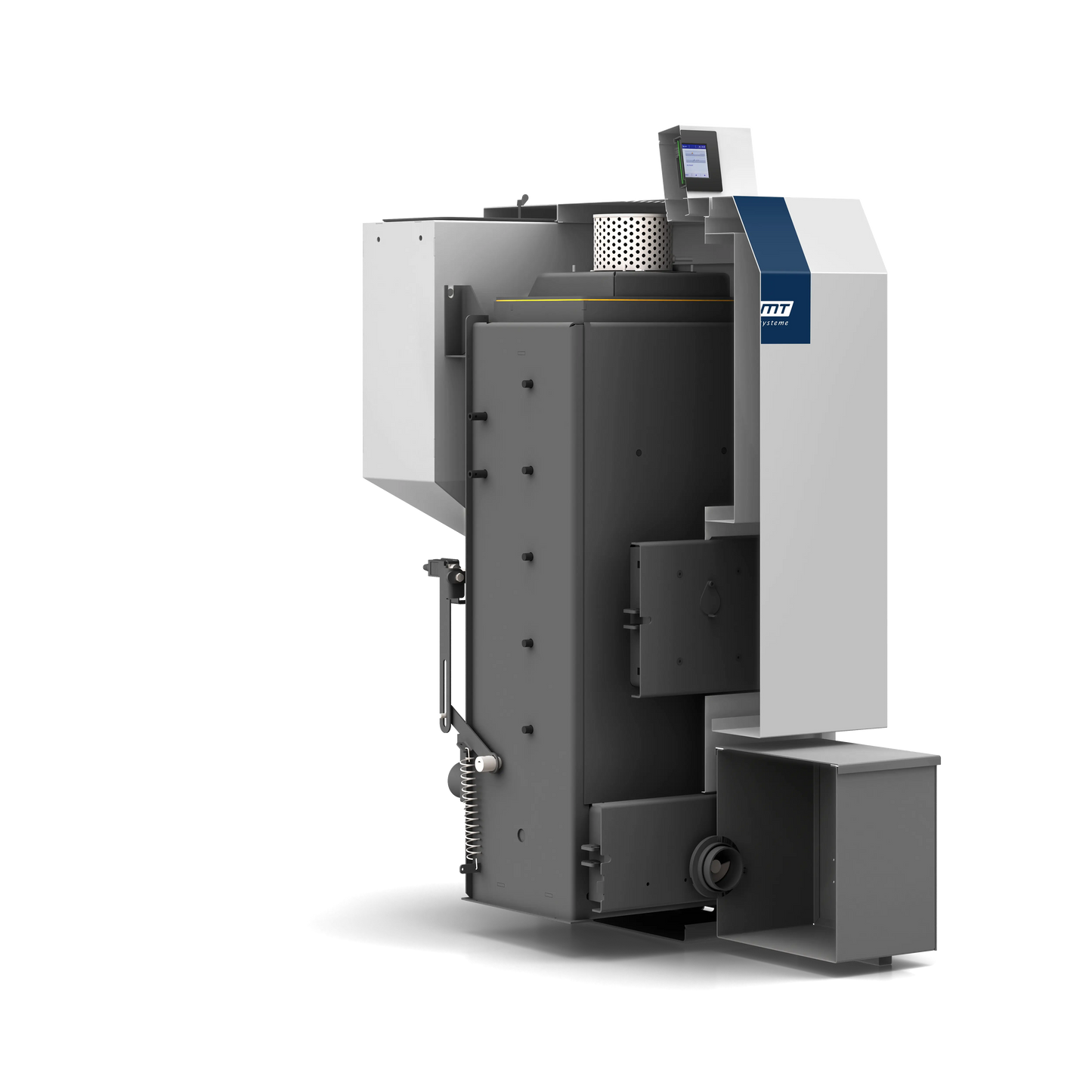Pelletkessel PKP Smart 15 – Vollautomatischer Pelletkessel mit Lambda & 32-kg Tagesbehälter | Komplettpaket mit Zubehör NMT Heizsysteme