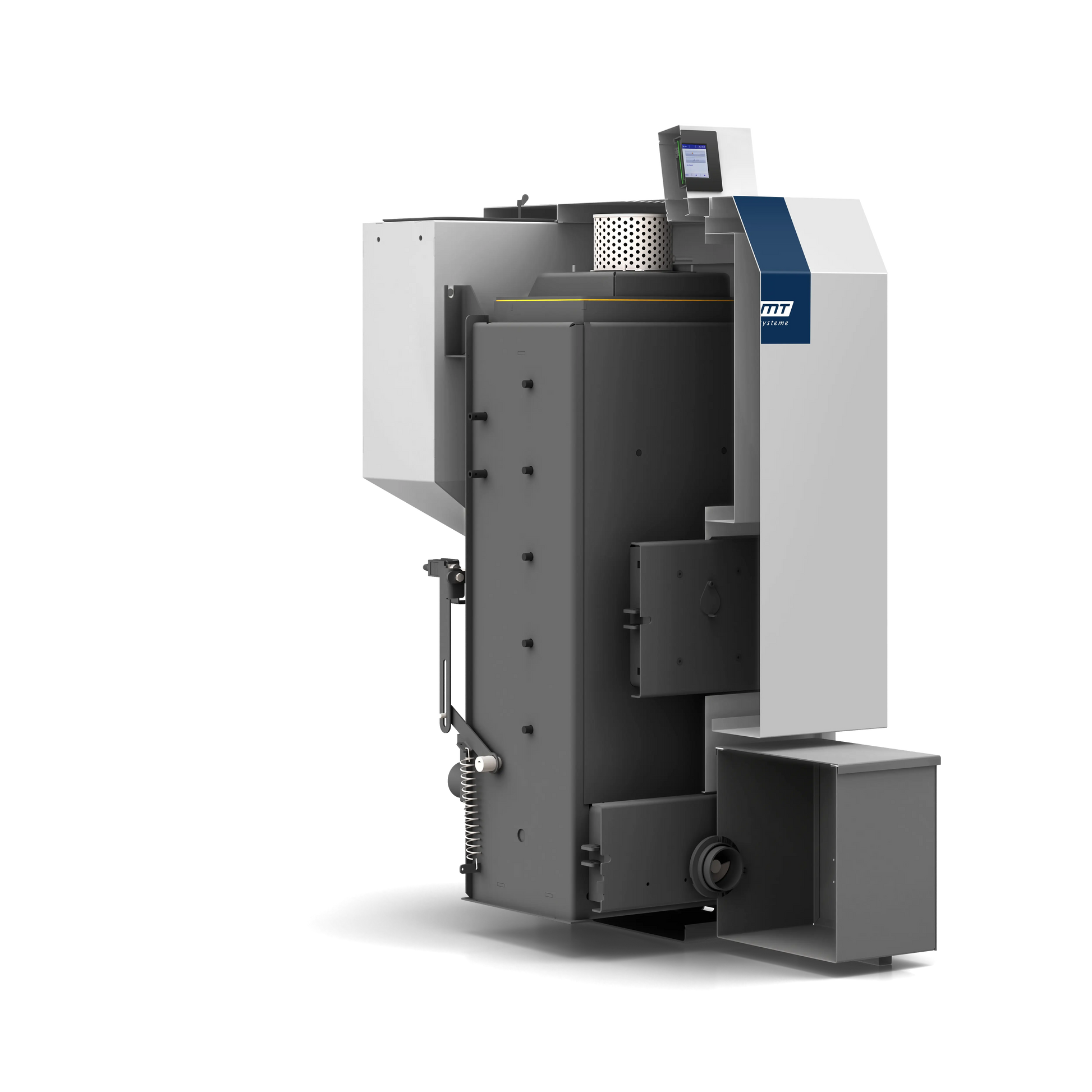 Pelletkessel PKP Smart 15 – Vollautomatischer Pelletkessel mit Lambda & 32-kg Tagesbehälter | Komplettpaket mit Zubehör NMT Heizsysteme