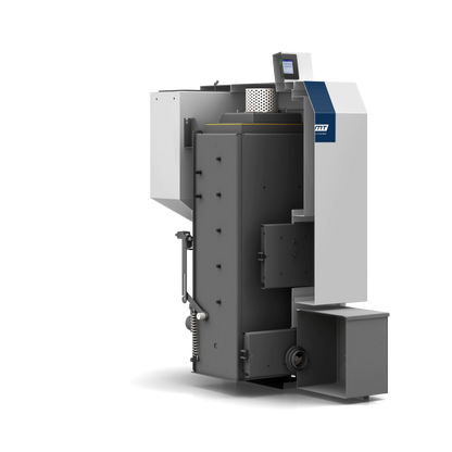 Pelletkessel PKP Smart 15 – Vollautomatischer Pelletkessel mit Lambda & 32-kg Tagesbehälter | Komplettpaket mit Zubehör NMT Heizsysteme
