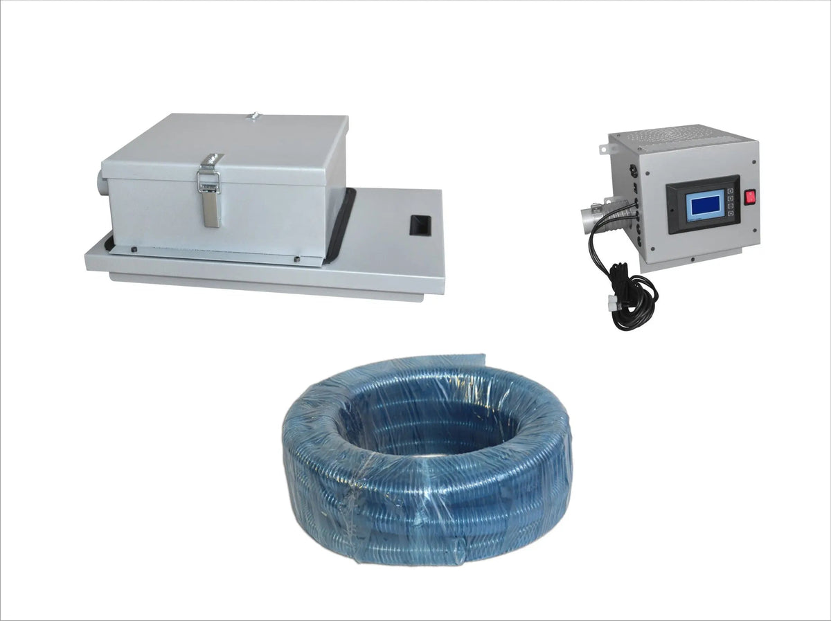 Kesselsaugsystem & 600-Liter Standsilo – Komplettpaket für HVGP / HVGP IV / PKPK | Komplettpaket mit Zubehör – Produktansicht 2 | NMT Heizsysteme