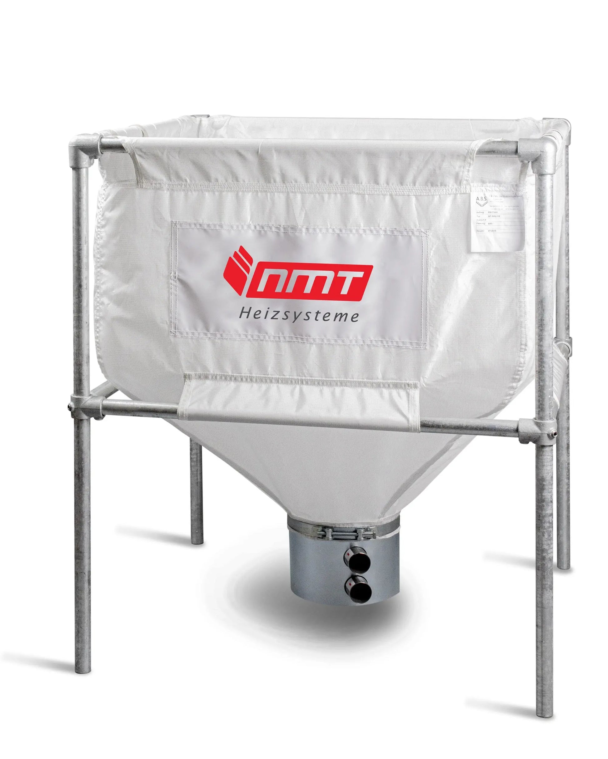 Kesselsaugsystem & 600-Liter Standsilo – Komplettpaket für HVGP / HVGP IV / PKPK | Komplettpaket mit Zubehör NMT Heizsysteme